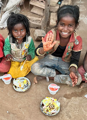 party celebrates your food kit donations