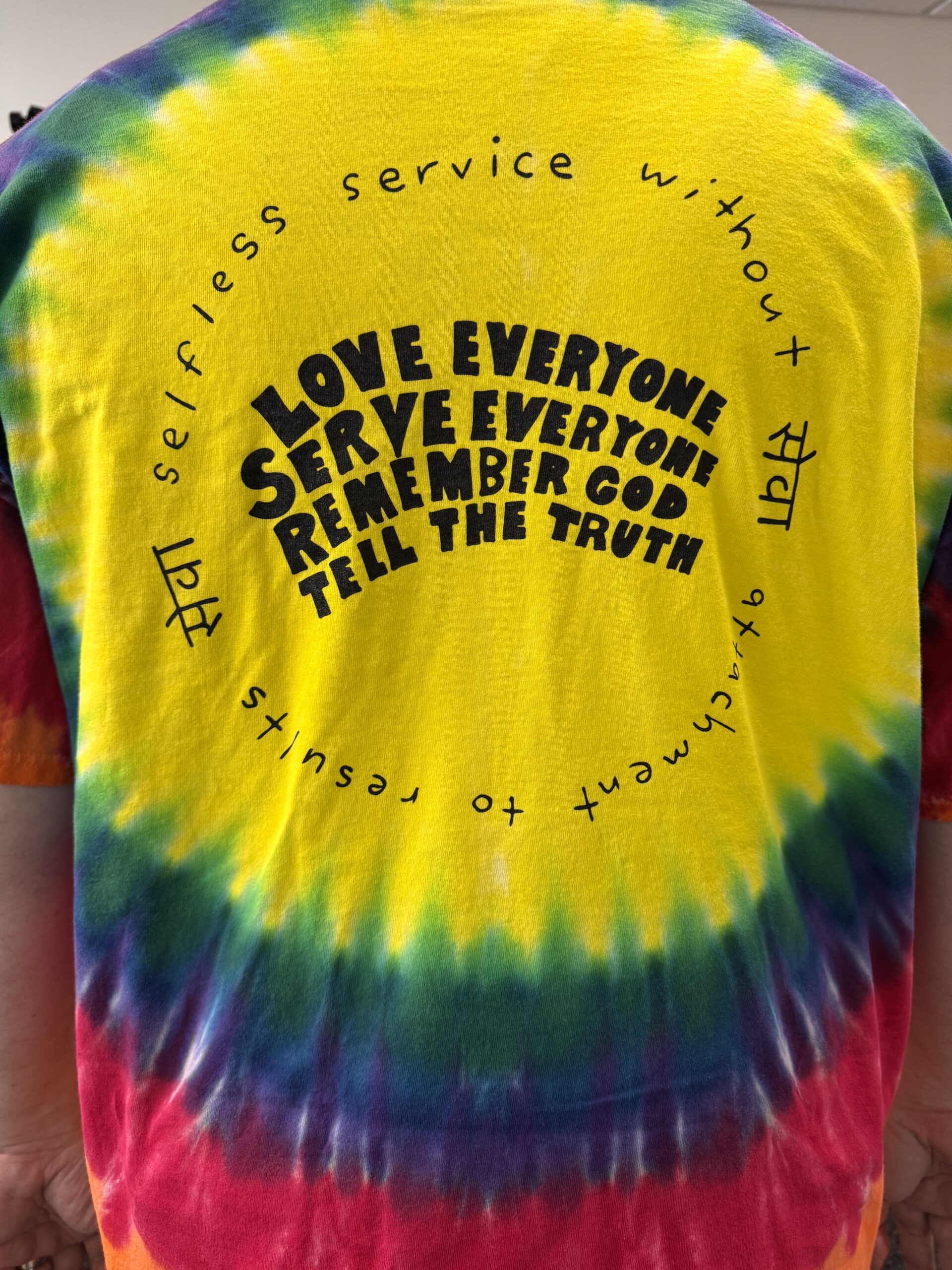 *NEW DESIGN* Hanuman Short Sleeve T-Shirt Tie Dye - Image 6