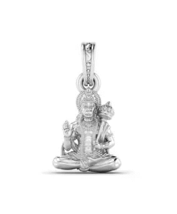 **NEW** Silver Hanuman Blessing Pendant